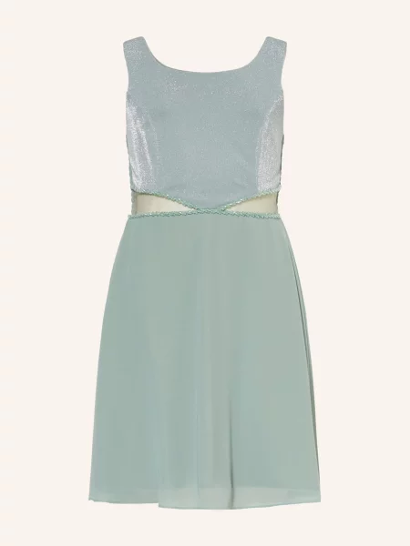 G.O.L. Finest Collection Šaty S Třpytivou Přízí A Průstřihy mátová