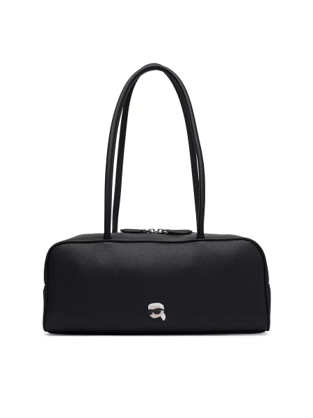 Ročna torba KARL LAGERFELD črna