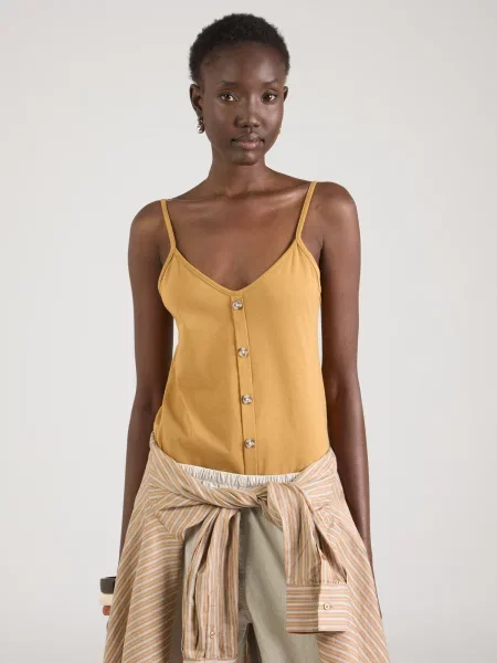 ABOUT YOU Top Jascha curry / magenta galben