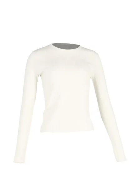 Pulover Gabriela Hearst tricotate alb