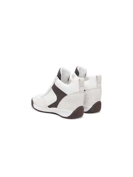 Tenisice MICHAEL Michael Kors Nikko S2 Wedge Trainer bijela