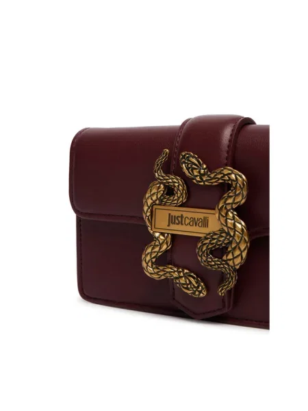 Just Cavalli torebka crossbody z imitacji skóry brązowa