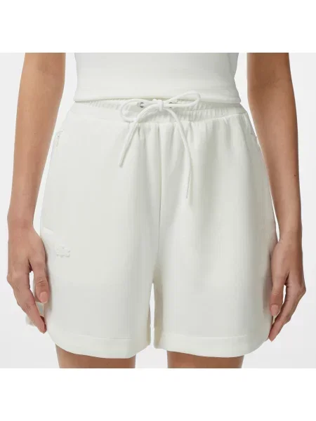 Lacoste Szorty Relaxed Fit białe