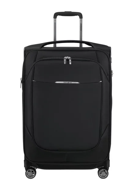 Переработанный чемодан Samsonite черный
