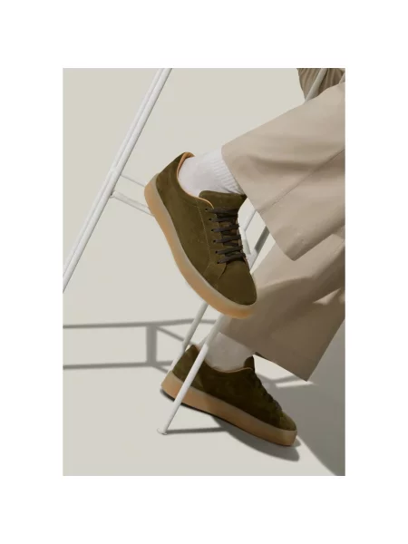 Sneakersy Voile Blanche zamszowe zielone