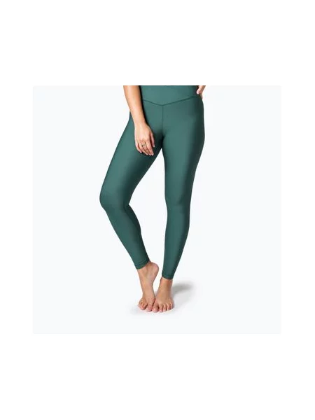 Талия леггинсы Casall с высокой посадкой зеленые
