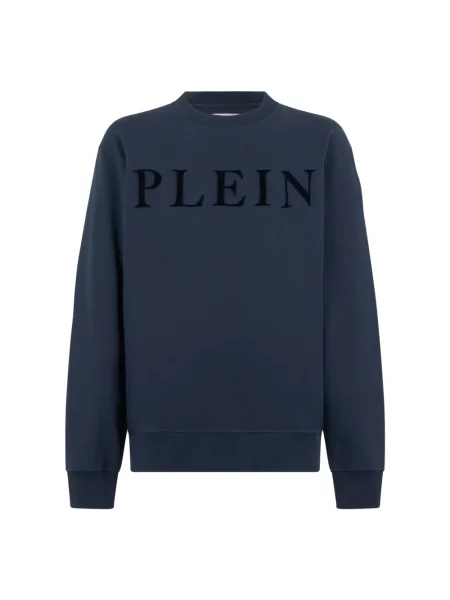 Bluza Philipp Plein z logo niebieska