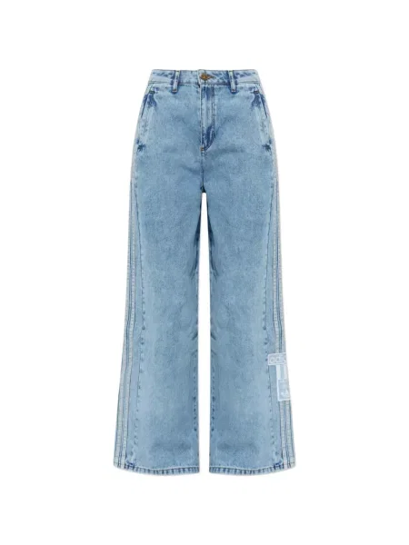 Обратим тениска Adidas с принт с връзки червено