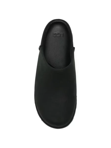 Papuci tip mules Ugg fără toc negru