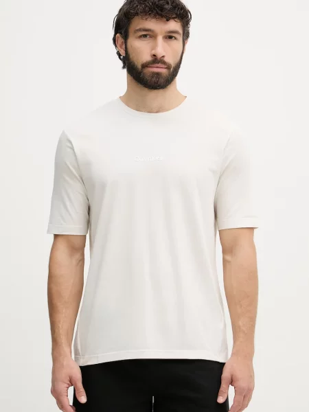 Calvin Klein t-shirt ανδρικό με μπεζ