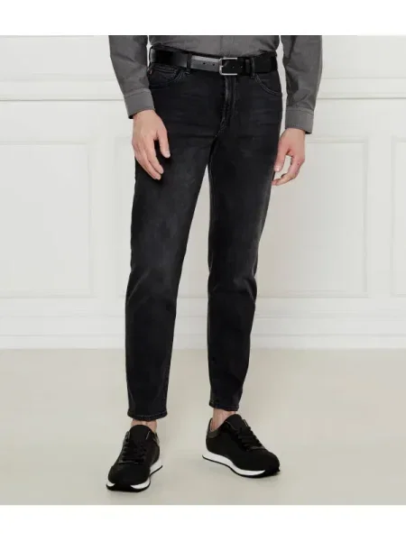 BOSS ORANGE Farmer ONYX | Slim Fit fekete