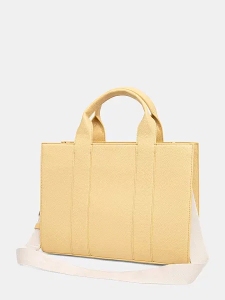 Karl Lagerfeld torebka tote z imitacji skóry K/RSG MD żółta