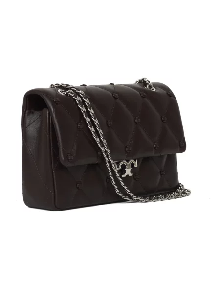 Torebka Tory Burch skórzana brązowa