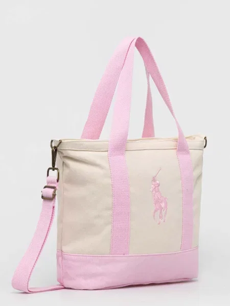 Otroška torbica Polo Ralph Lauren roza