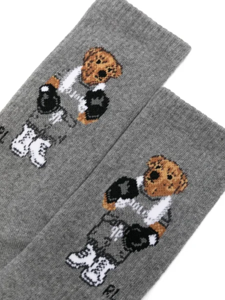 Kostiumas "houndstooth" rašto bokseriai Polo Ralph Lauren iki kelių mėlyna