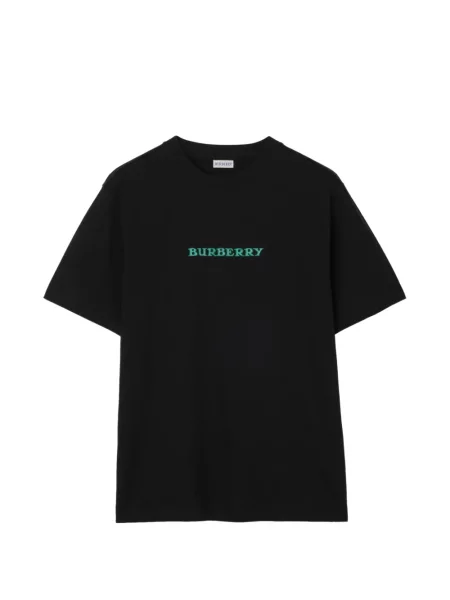 Tricou Burberry cu autograf negru