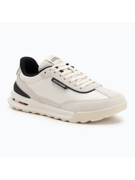 Férfi Tommy Hilfiger Retro Runner Mix elefántcsont szirom cipő. Méret: 45 EU sárga