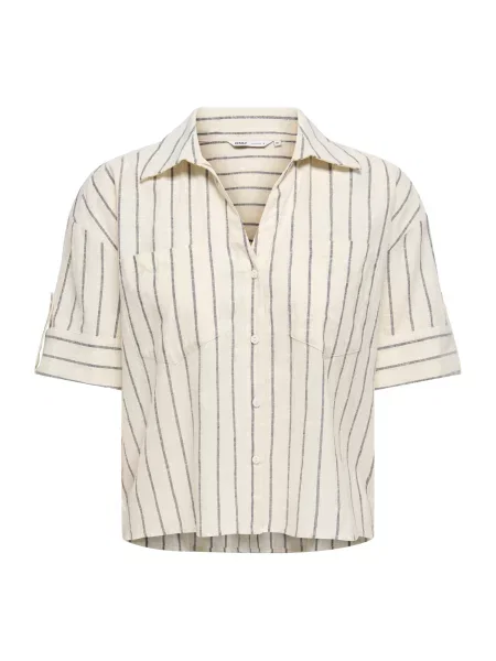 ONLY Bluză ONLTIZANA taupe / deschis gri