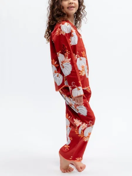 Дитяча Піжама CYBERJAMMIES Pumpkin бавовна/модал помаранчевий