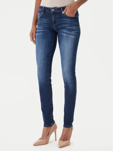 Guess jeansy ANNETTE granatowy