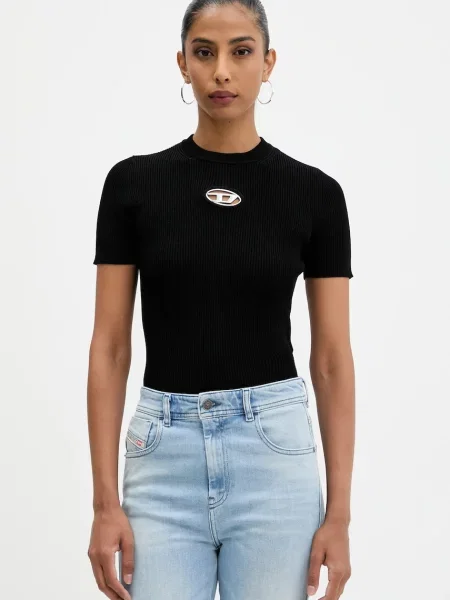 Pulover Diesel M-VALARI-SS lagane crna