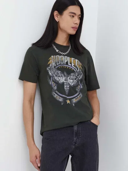 Тениска The Kooples с принт зелено