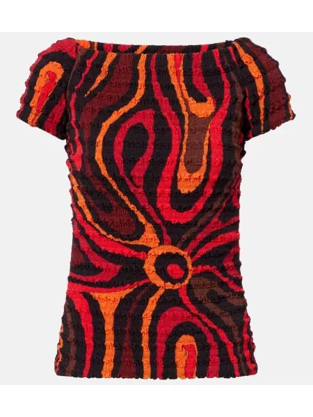 Decupat top Pucci portocaliu