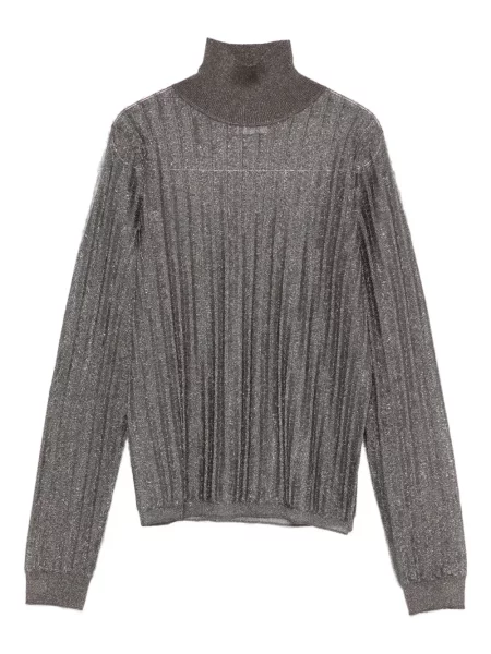 Top Alysi prążkowany szary