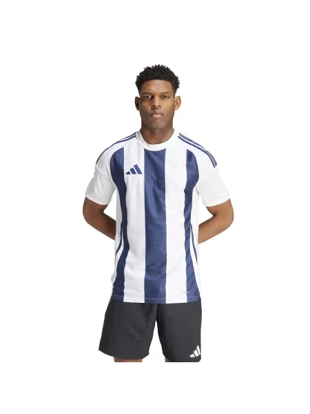 Dżersej w paski 24 adidas biały