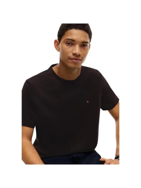 Tricou Tommy Hilfiger maro