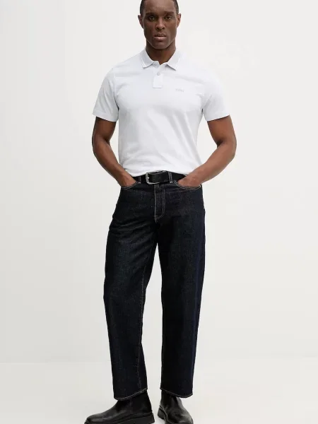 Поло Boss Orange оранжевое