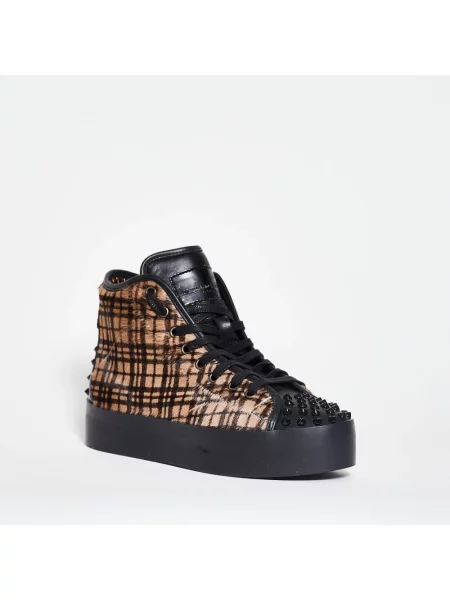 Sneakersy Alexander Smith brązowe
