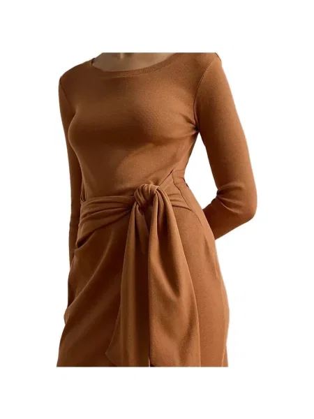 Rochie Lauren Ralph Lauren cu legături maro
