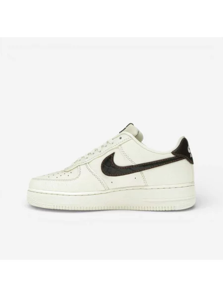 Tenisky Nike Air Force 1 s perlami bez kostíc hnedá