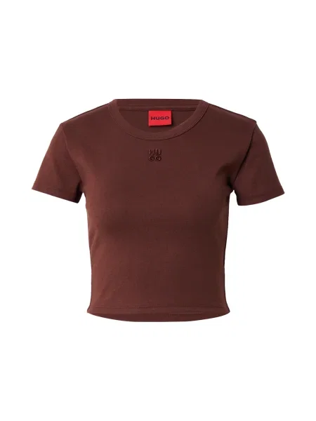 HUGO Tricou Delanor  maro
