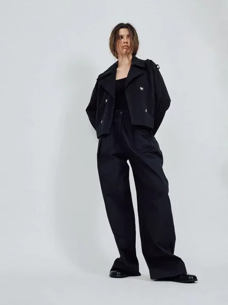 Куртка MUUV. THEA демісезонна oversize чорний