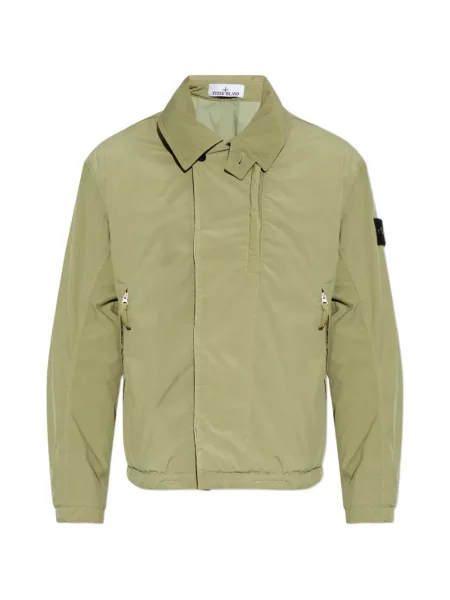 Geacă Stone Island cu strasuri verde