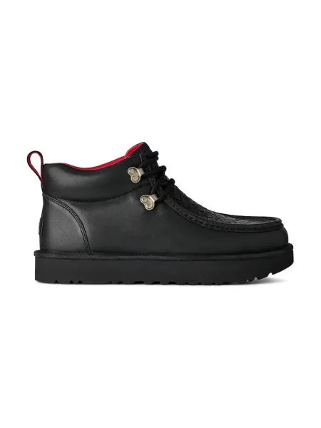 UGG pantofi din nubuc x Ambush Woven Boot negru