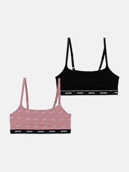 Сутиен HUGO 2 броя с десен розово