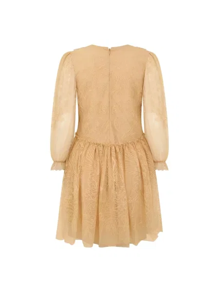 Sukienka Alberta Ferretti beżowa