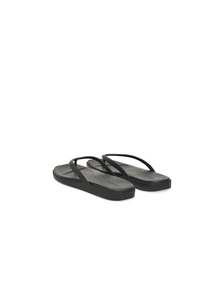 Pántos papucs Crocs fekete