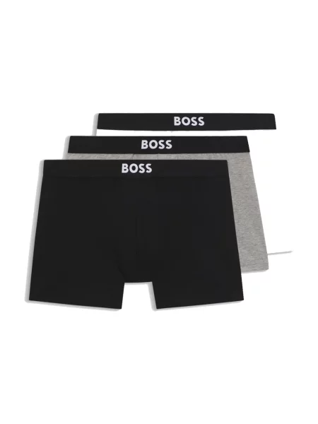 Bokserki Boss ze stretchu białe