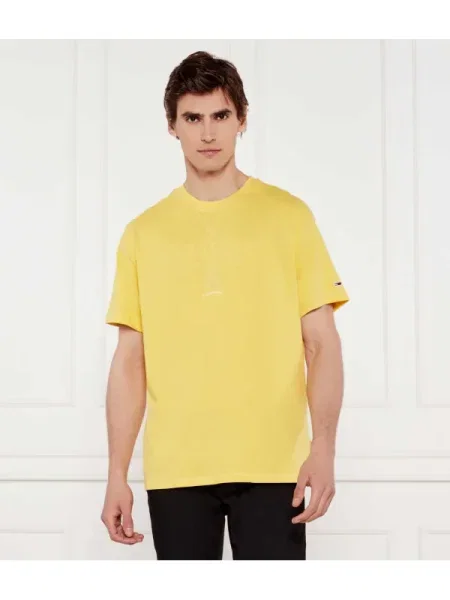Tommy Jeans Tricou | Relaxed fit galben