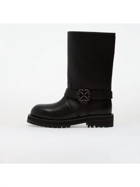 Sneakers Off-White Off Track Boot Black/ Silver EUR 43 bela