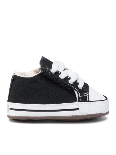 Πάνινα παπούτσια Converse Chuck Taylor All Star Cribster Mid μαύρο