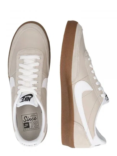 Sneakerși Nike Sportswear din piele bej