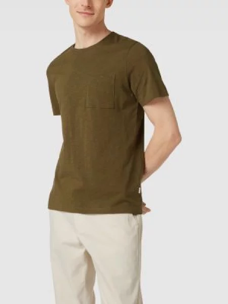 T-shirt z kieszenią na piersi model ‘THOR’ Casual Friday