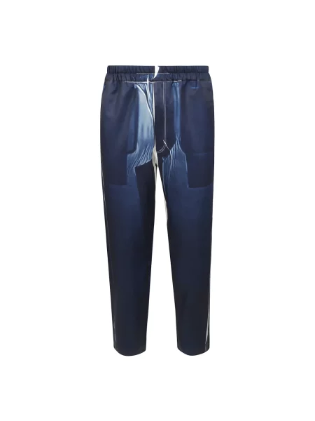 Spodnie Comme Des Garcons niebieskie