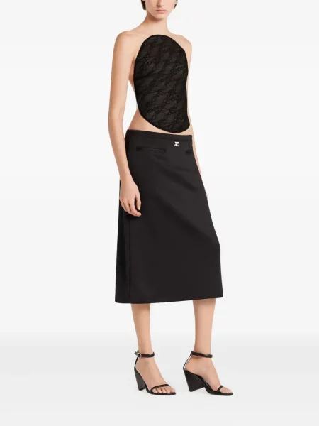 Body Courreges plasă negru