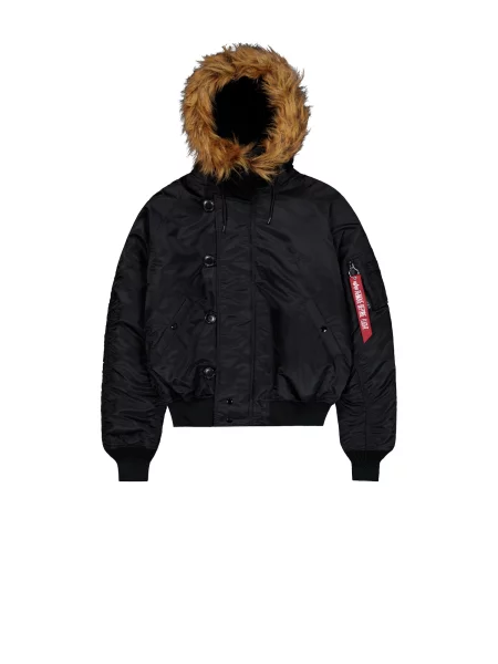 ALPHA INDUSTRIES Geacă de iarnă Heritage' negru